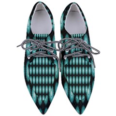 Mandala Pattern Pointed Oxford Shoes