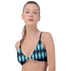 Mandala Pattern Knot Up Bikini Top by Sparkle