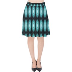 Mandala Pattern Velvet High Waist Skirt by Sparkle