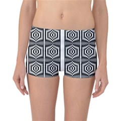 Optical Illusion Reversible Boyleg Bikini Bottoms by Sparkle
