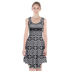 Optical Illusion Racerback Midi Dress by Sparkle