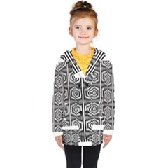 Optical Illusion Kids  Double Breasted Button Coat by Sparkle