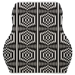 Optical Illusion Car Seat Velour Cushion  by Sparkle