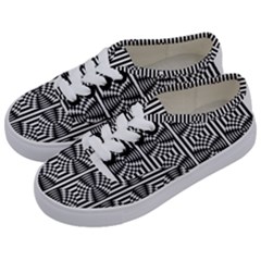 Optical Illusion Kids  Classic Low Top Sneakers