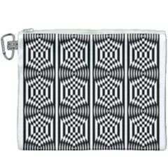 Optical Illusion Canvas Cosmetic Bag (xxxl) by Sparkle