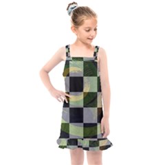 Circle Checks Kids  Overall Dress by Sparkle