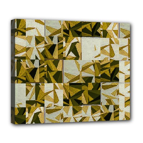 Array Random Gold Deluxe Canvas 24  X 20  (stretched) by Sparkle