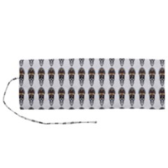 Skull Police Roll Up Canvas Pencil Holder (m) by Sparkle