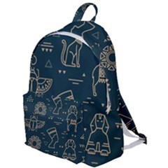 Dark Seamless Pattern Symbols Landmarks Signs Egypt The Plain Backpack by Wegoenart