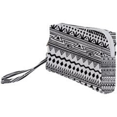 Boho Style Pattern Wristlet Pouch Bag (small)