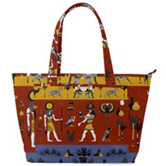 Ancient Egyptian Religion Seamless Pattern Back Pocket Shoulder Bag  by Wegoenart