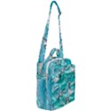 Sea Waves Seamless Pattern Crossbody Day Bag View2