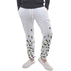 Multicolor Leaves Motif Pattern Print Men s Jogger Sweatpants