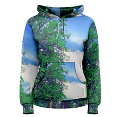 The Deep Blue Sky Women s Pullover Hoodie by Fractalsandkaleidoscopes