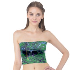 The Deep Blue Sky Tube Top by Fractalsandkaleidoscopes