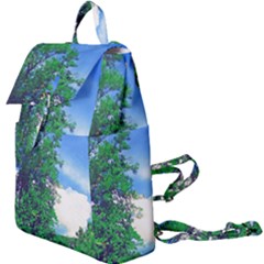 The Deep Blue Sky Buckle Everyday Backpack by Fractalsandkaleidoscopes