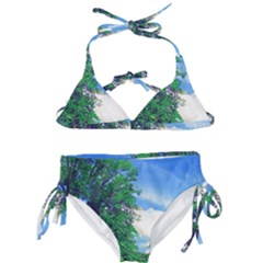 The Deep Blue Sky Kids  Classic Bikini Set by Fractalsandkaleidoscopes