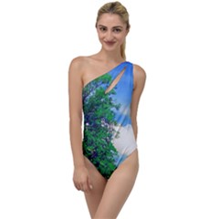 The Deep Blue Sky To One Side Swimsuit by Fractalsandkaleidoscopes