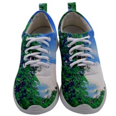 The Deep Blue Sky Mens Athletic Shoes by Fractalsandkaleidoscopes