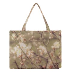 Sakura Flowers, Imperial Palace Park, Tokyo, Japan Medium Tote Bag by dflcprintsclothing