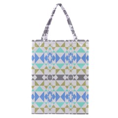 Multicolored Geometric Pattern Classic Tote Bag by dflcprintsclothing
