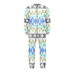 Multicolored Geometric Pattern Onepiece Jumpsuit (kids) by dflcprintsclothing