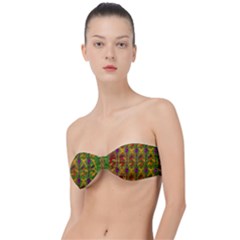 Sakura Blossoms Popart Classic Bandeau Bikini Top  by pepitasart