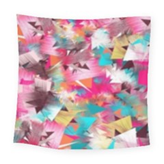 Color Pieces Square Tapestry (large) by Sparkle