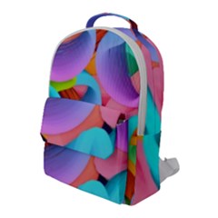 3d Color Swings Flap Pocket Backpack (large) by Sparkle