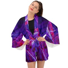 Fractal Flash Long Sleeve Kimono by Sparkle