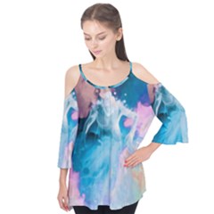 Colorful Beach Flutter Tees