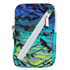 Digital Abstract Belt Pouch Bag (small) by Sparkle