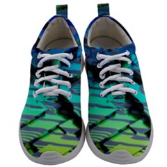 Digital Abstract Mens Athletic Shoes