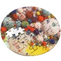 Colorful Choas Wooden Puzzle Round View3