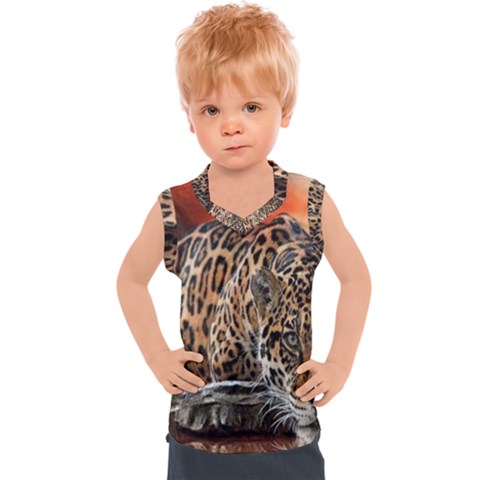 Nature With Tiger Kids  Sport Tank Top by Sparkle