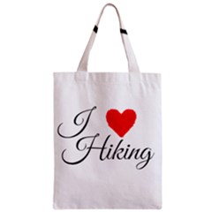 I Hiking Zipper Classic Tote Bag by FunnyStatementsandSlogans