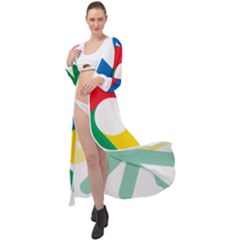 Logo Of Deaflympics Maxi Chiffon Beach Wrap