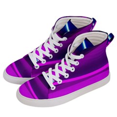 Neon Wonder  Women s Hi-top Skate Sneakers by essentialimage