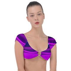 Neon Wonder  Cap Sleeve Ring Bikini Top