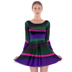 Neon Wonder Long Sleeve Skater Dress by essentialimage