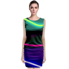 Neon Wonder Classic Sleeveless Midi Dress by essentialimage