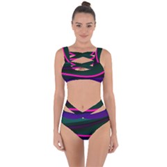 Neon Wonder Bandaged Up Bikini Set 