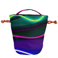 Neon Wonder Drawstring Bucket Bag