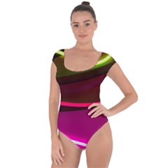 Neon Wonder Short Sleeve Leotard  by essentialimage