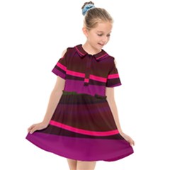 Neon Wonder Kids  Short Sleeve Shirt Dress by essentialimage