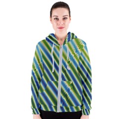 Blueglow Women s Zipper Hoodie by Sparkle