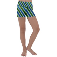 Blueglow Kids  Lightweight Velour Yoga Shorts by Sparkle