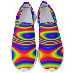 Rainbow Men s Slip On Sneakers by Sparkle