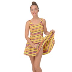 Colorful Strips Inside Out Casual Dress by Sparkle