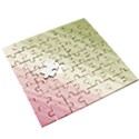 Pink Green Wooden Puzzle Square View3